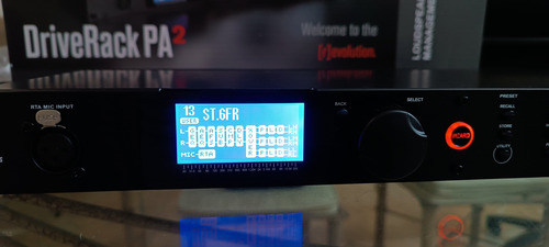 Procesador De Audio Dbx Pa2; Driverack (Usado)