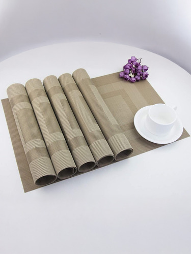 Manteles Individuales Rectangular Mesa 12 Piezas 45×30cm