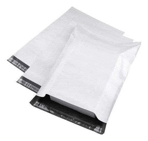50 Envelopes De Segurança 40x50 Branco Saco P Correios Ecolorjet