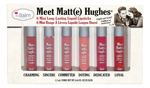 The Balm Cosmetics Meet Matte Hughes Set De Labiales 