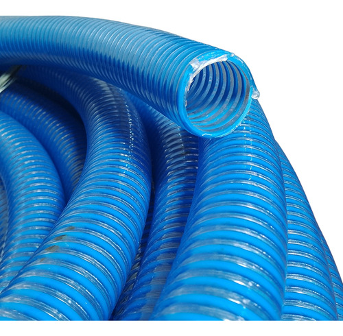 Mangueira Duto Sucção Azul Água 1.1/4 (32 Mm) - 10 Metros
