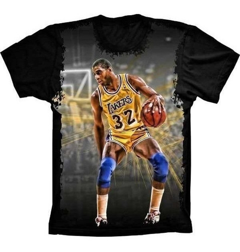 Camiseta Estilosa 3d Fullprint Basket Lal