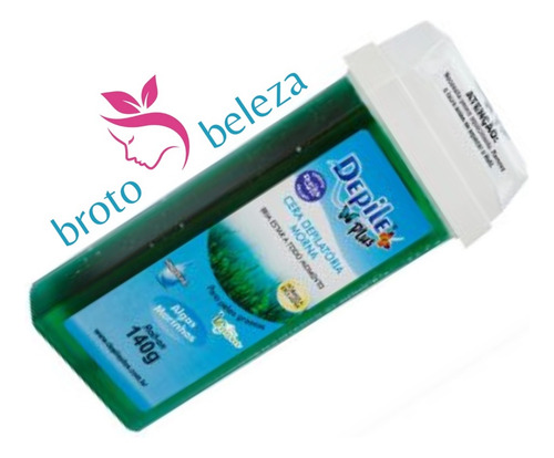 Kit Depilar Em Casa Cera Roll-on Algas 140g + Lenço Tnt