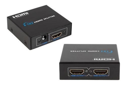 Imagen 5 de 6 de Divisor De Señal Splitter Hdmi 1*2 Conecta 2 Tv Amplificador