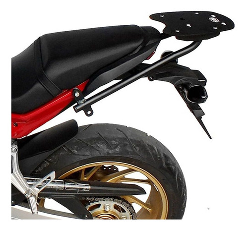 Bagageiro Rack Suporte Bau Cb 650 F Tubular Scam Preto