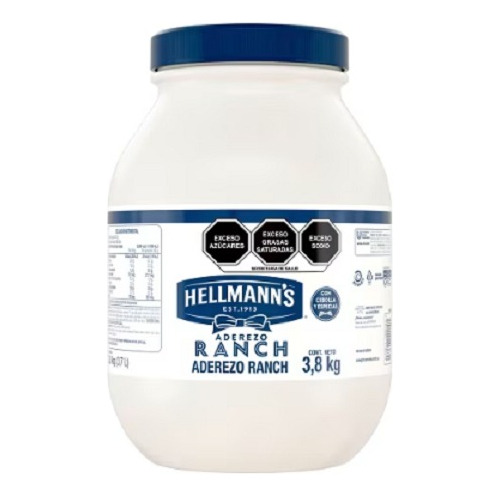 Hellmanns® Aderezo Ranch Economy 3,8 Kg
