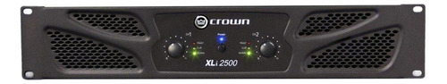 Crown Xli2500 Amplificador De Potencia 1500 W A 8 Ohms Color 52049 Potencia de salida RMS 750 W