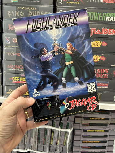 Highlander Atari Jaguar Cd Jogo 100% Original Completo Raro (Usado)