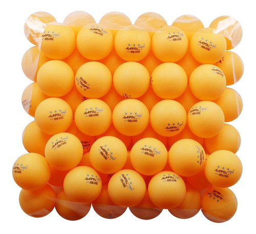 Mapol 50 Paquete Naranja 3star Premium Ping Pong Bolas Mesa