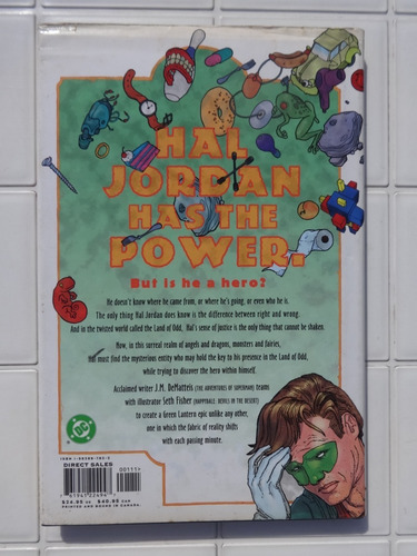 Green Lantern Will World - J.m. Dematteis - Seth Fisher - Capa Dura - 2001 (Usado)