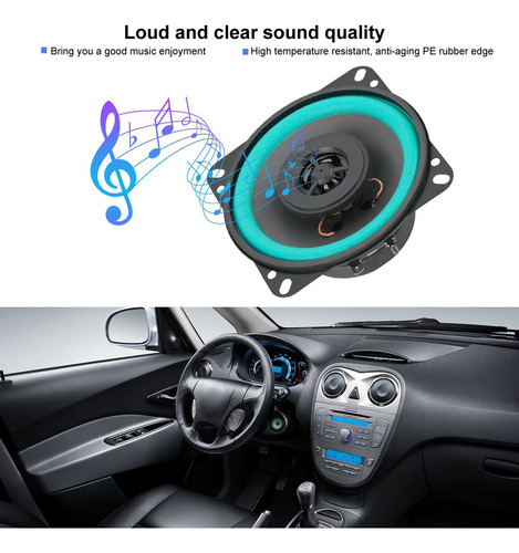 Alto-falante De Carro Tweeter Super Power Speaker De 4 Poleg