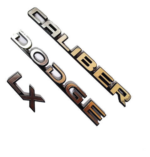 Emblemas Dodge Caliber Lx Maleta Pega 3m