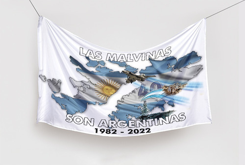 Bandera Heroes De Malvinas Ranwey B005