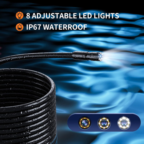 Câmera De Endoscópio Com Luz, Câmera De Endoscópio Com Ips D
