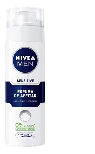 Espuma De Afeitar Nivea Para Caballero Sensitive 200ml Mb