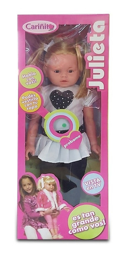 Muñeca Julieta Gigante Original De Cariñito 80 Cm