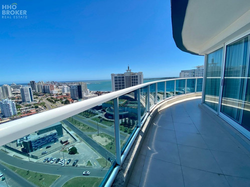 Imagen 20 de 30 de Apartamento En Venta 3 Dormitorios Y Servicio Playa Mansa Piso Alto Con Parrillero Propio - Punta Del Este Mansa