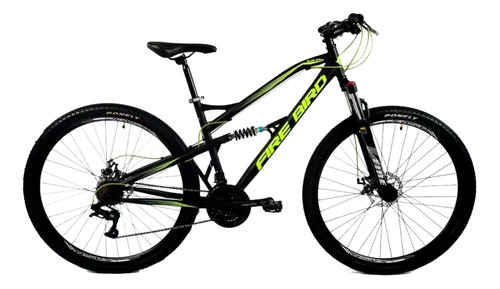 Bicicleta Mtb Firebird Doble Suspension R29 21v Disco - Fas 