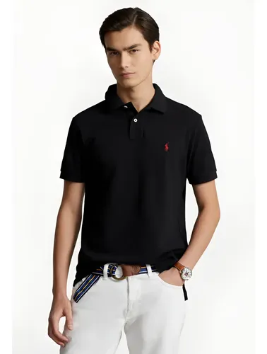 Camisa Polo Preta Ralph Lauren Masculina Algodão | Parcelamento