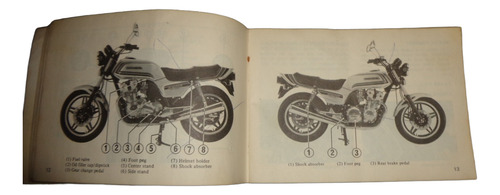 Honda Cb 750 F 1981 Manual De Propietario (Usado)