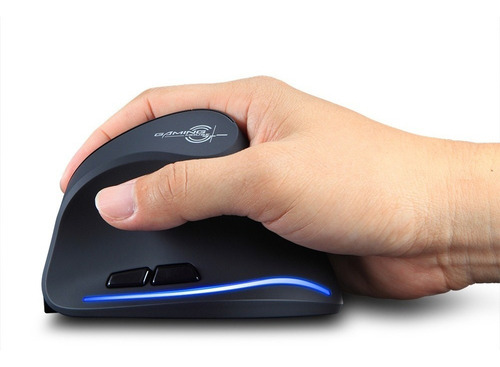 Zx^ Mouse Gamer Vertical Sem Fio Recarregável Zelotes F35