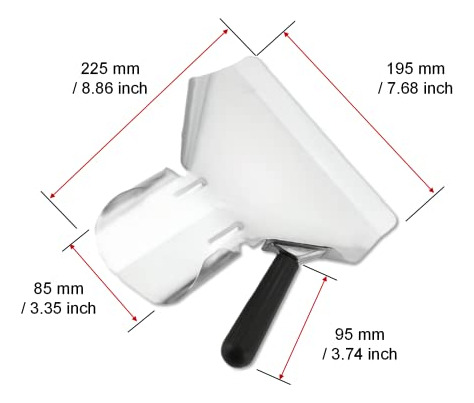 Scoop Palomitas Joyangy, Acero Inoxidable, Multipropsito (le