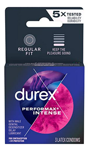 Preservativos Performax Intense Compatible Con Latex Natural