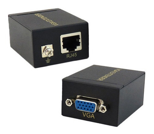 Imagem 1 de 1 de Adaptador Extensor Vga Por Cabo De Rede Rj45 60 Mts