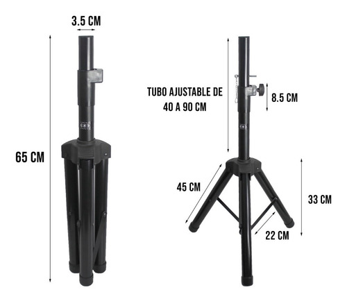 Imagen 3 de 10 de Tripie Soporte Para Bocina Amplificada Expert Ce-stand