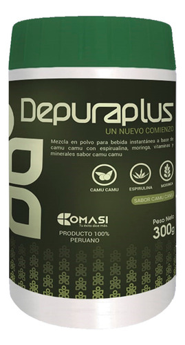 Depuraplus Contiene Espirulina + Moringa + Camu Camu