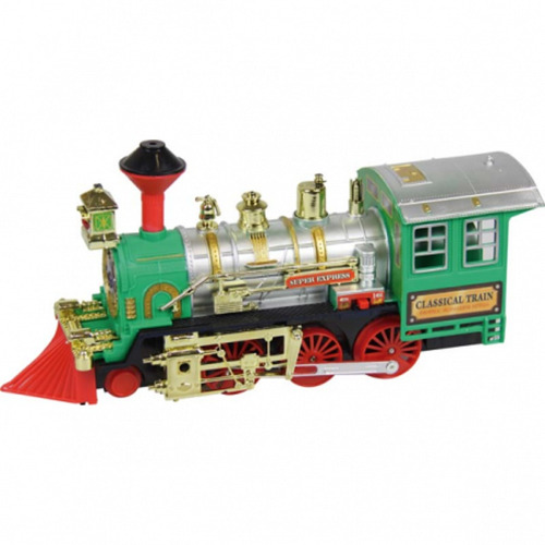 Tren Tradicional Con Sonido Y Luces Regalo De Navidad