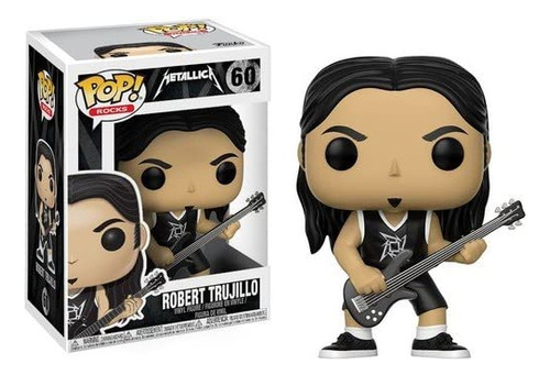 ¡funko Pop! Rocks: Figura De Robert Trujillo De Metallica #6