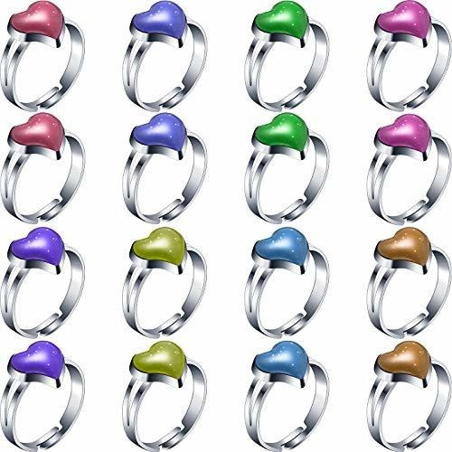 Anillos - 16 Piezas De Anillos De Humor Ajustables En Forma 