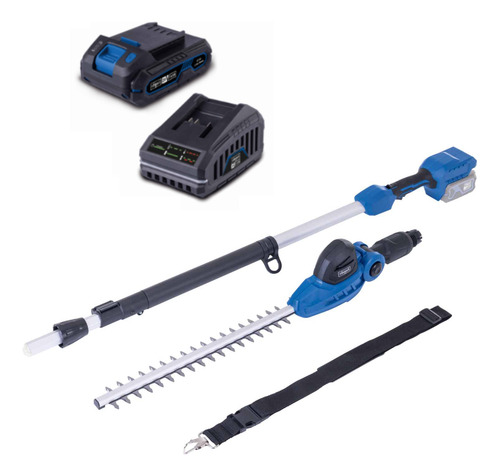 Cortasetos Telescópico 20v + Starter Kit 2ah - Scheppach