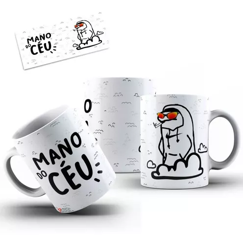 Almofada Caneca Flork Frase Meme Palito Te Amo Engraçada Top