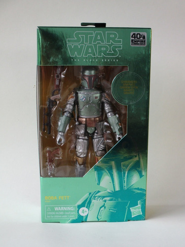 Star Wars Boba Fett Carbonized Grafito Bs 6 Pulgadas (Usado)