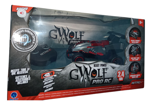 Carro Gwolf Radio Control Lobo Poder Bestial 100 Acrobacias