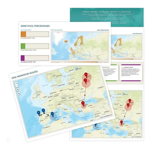 Test De Origenes Ancestrales, Gps. Estudio De Adn Adnlab