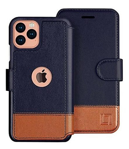 Funda Tipo Cartera Lupa Para iPhone 12/12 Pro, Tarjetero, Pa