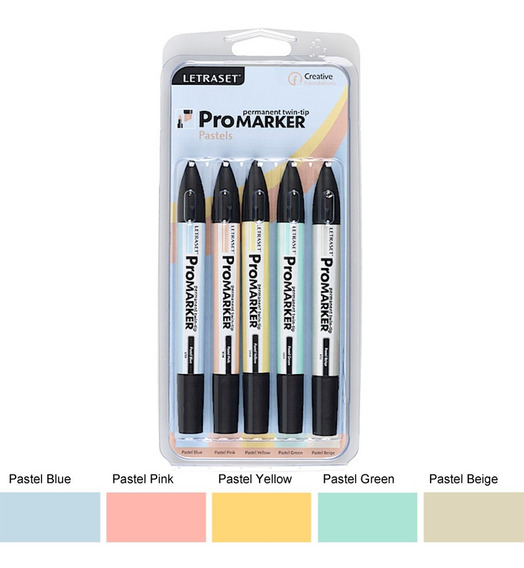 12 Pen Set-Arquitectura Letraset Tria Marcador