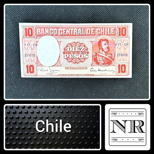 Chile - 10 Pesos / 1 Cóndor - Año 1961 - P #111 - Mackenna