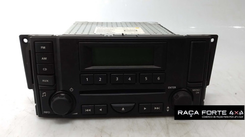 Radio C/ Leitor Cd Land Rover Discovery 3 04 A 09- Vux500530 (Usado)
