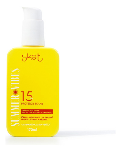 Protetor Solar Com Instant Bronzer Summer Vibes Skelt
