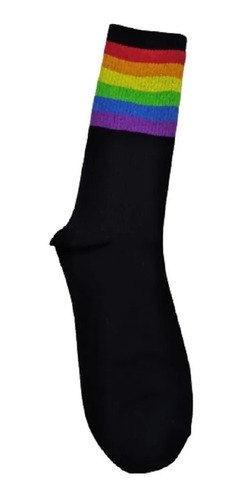 6 Calcetines Medias Pride Lgtb - Algodón Arcoíris - Unisex
