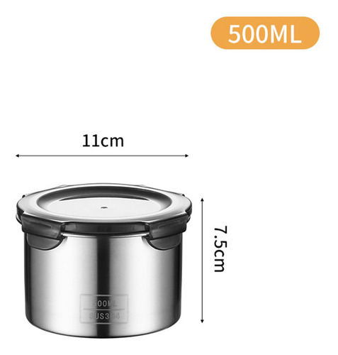 Tarro De Almacenamiento Sellado, Bote De 500ml.