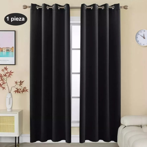 Cortina Blackout Para Ventana Aislamiento Térmico 132x214cm