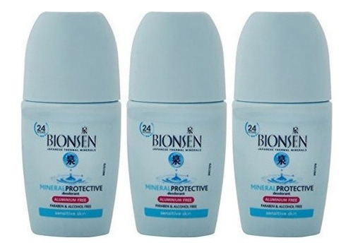 Bionsen Roll On Desodorante 50ml Paquete De 3