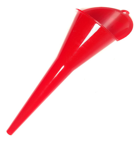 Embudo Plastico Para Aceite De Moto Rojo (28cm L X 9 Cm A)