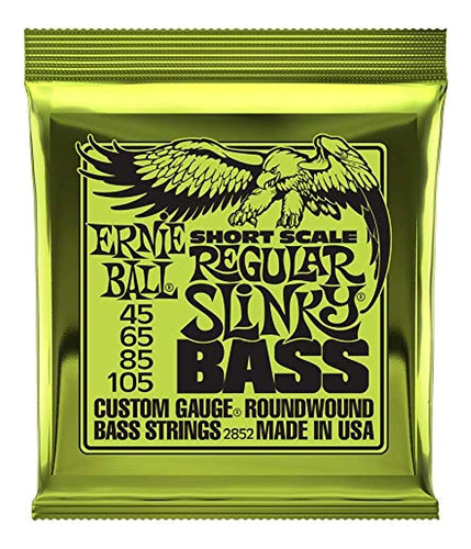 Ernie Ball 2852 Cuerdas Para Guitarra Bajo Chapado En Níquel