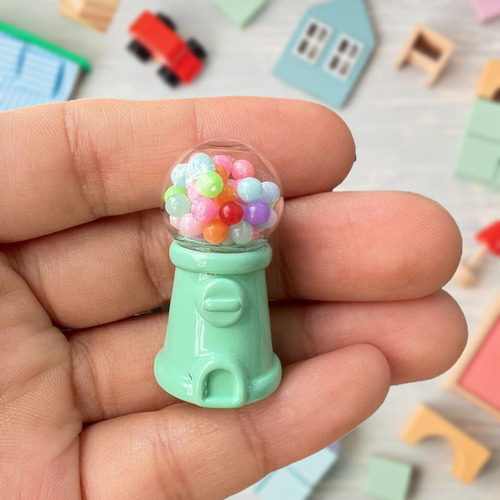 Minimáquina De Dulces En Miniatura Para Hacer Tú Verde